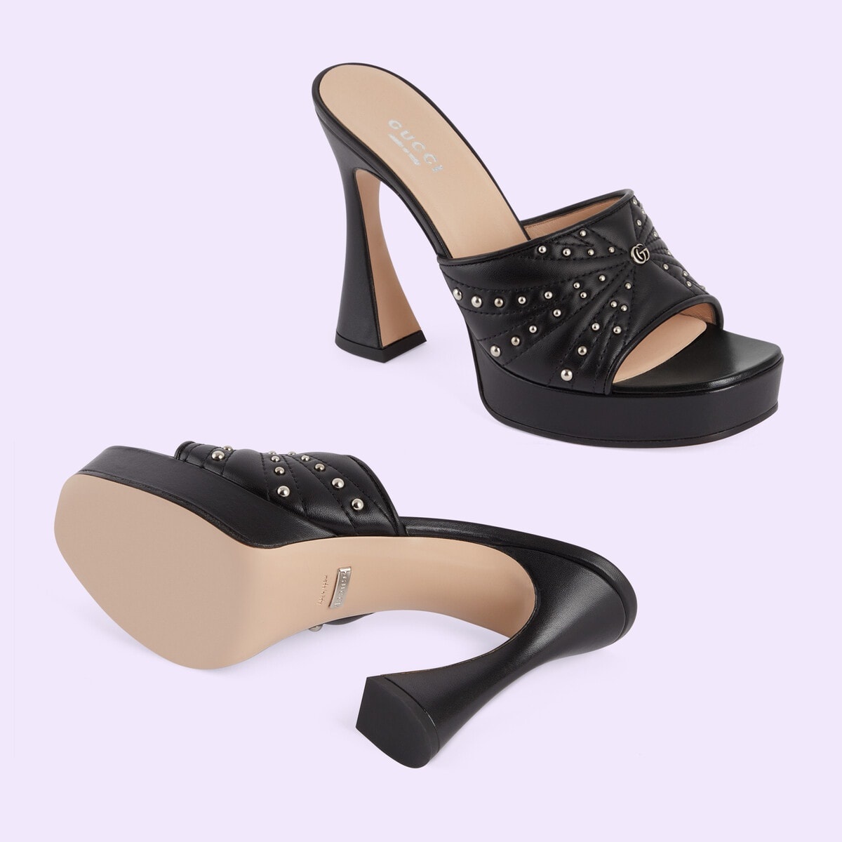 Women's heeled slide sandal - 6
