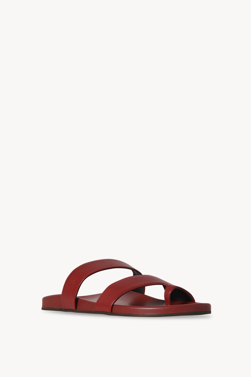The Row Hugh Sandal in Leather outlook