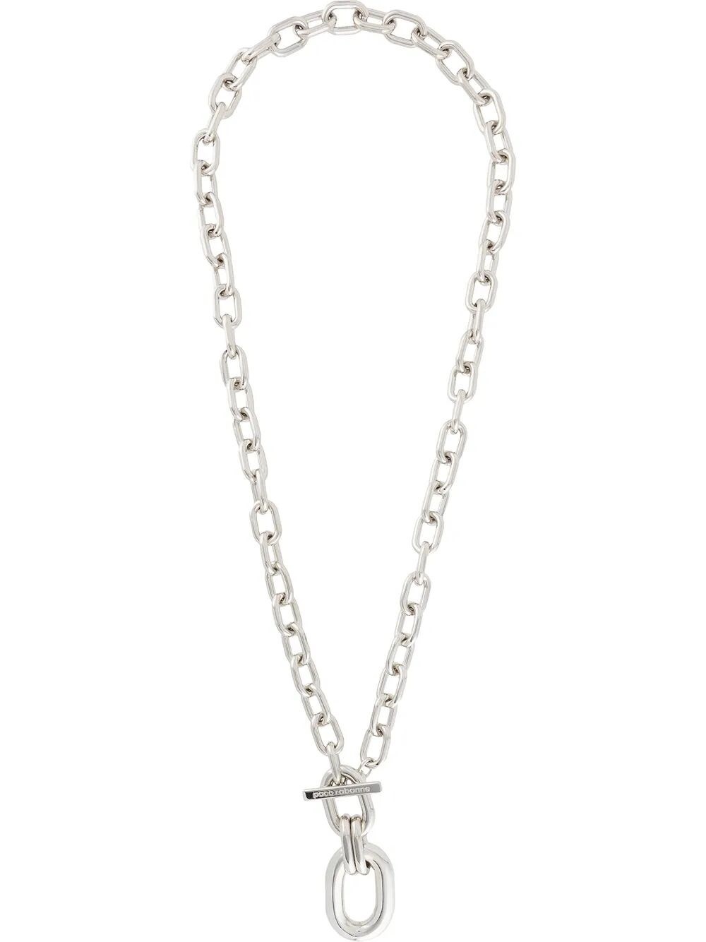 The XL LINK PENDANT SAUTOIR by PACO RABANNE redefines elegance in the jewellery category. Crafted fr - 1