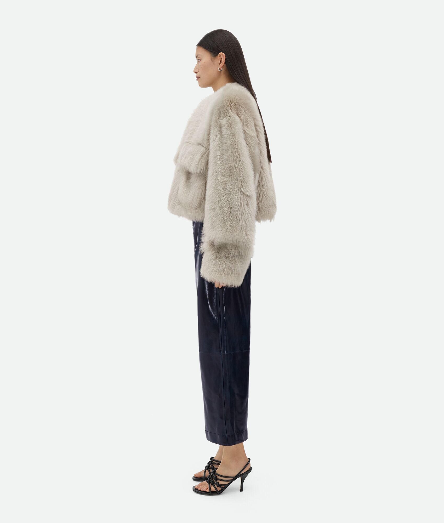 Toscana Shearling Cropped Blouson - 2
