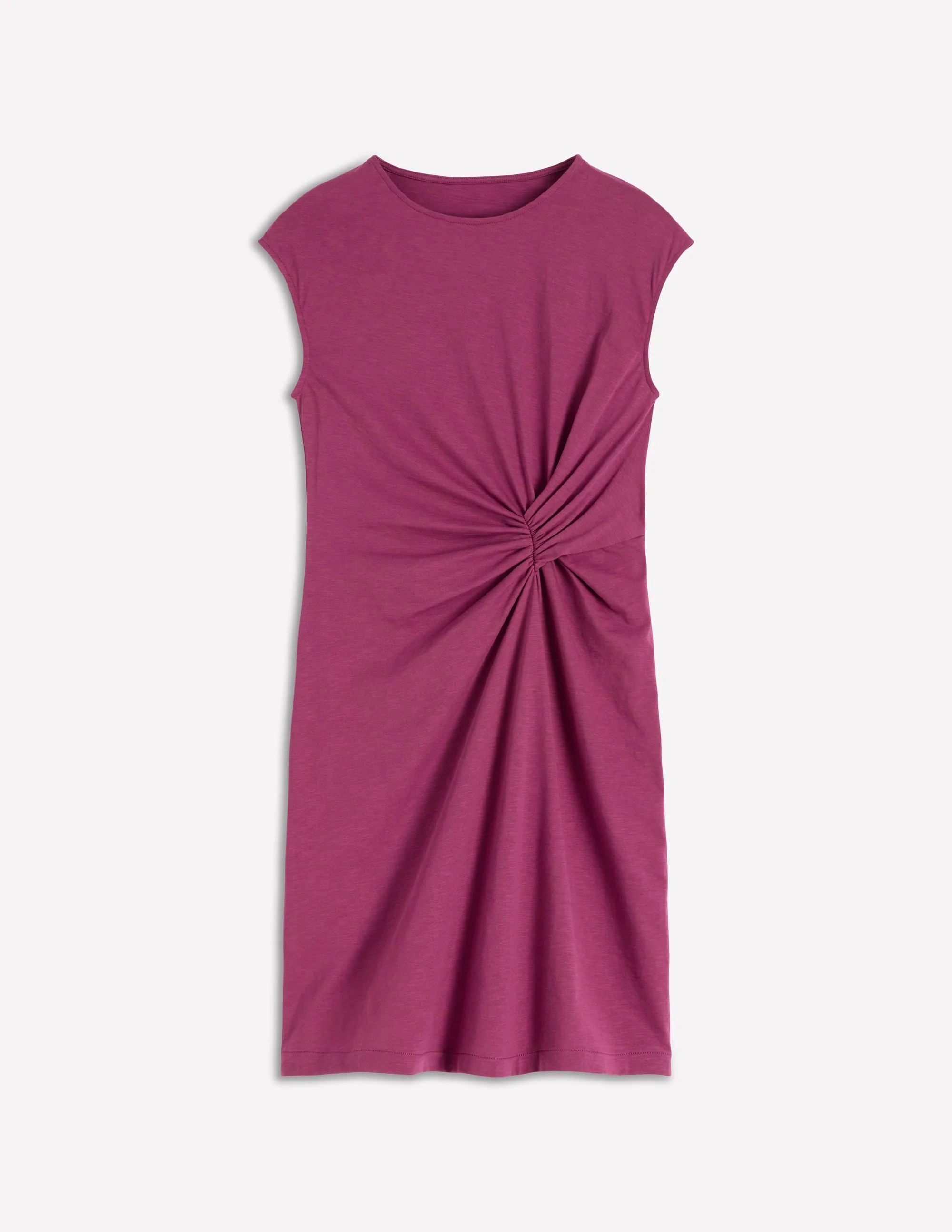 Delilah Twist Short Dress-Raspberry Coulis - 1