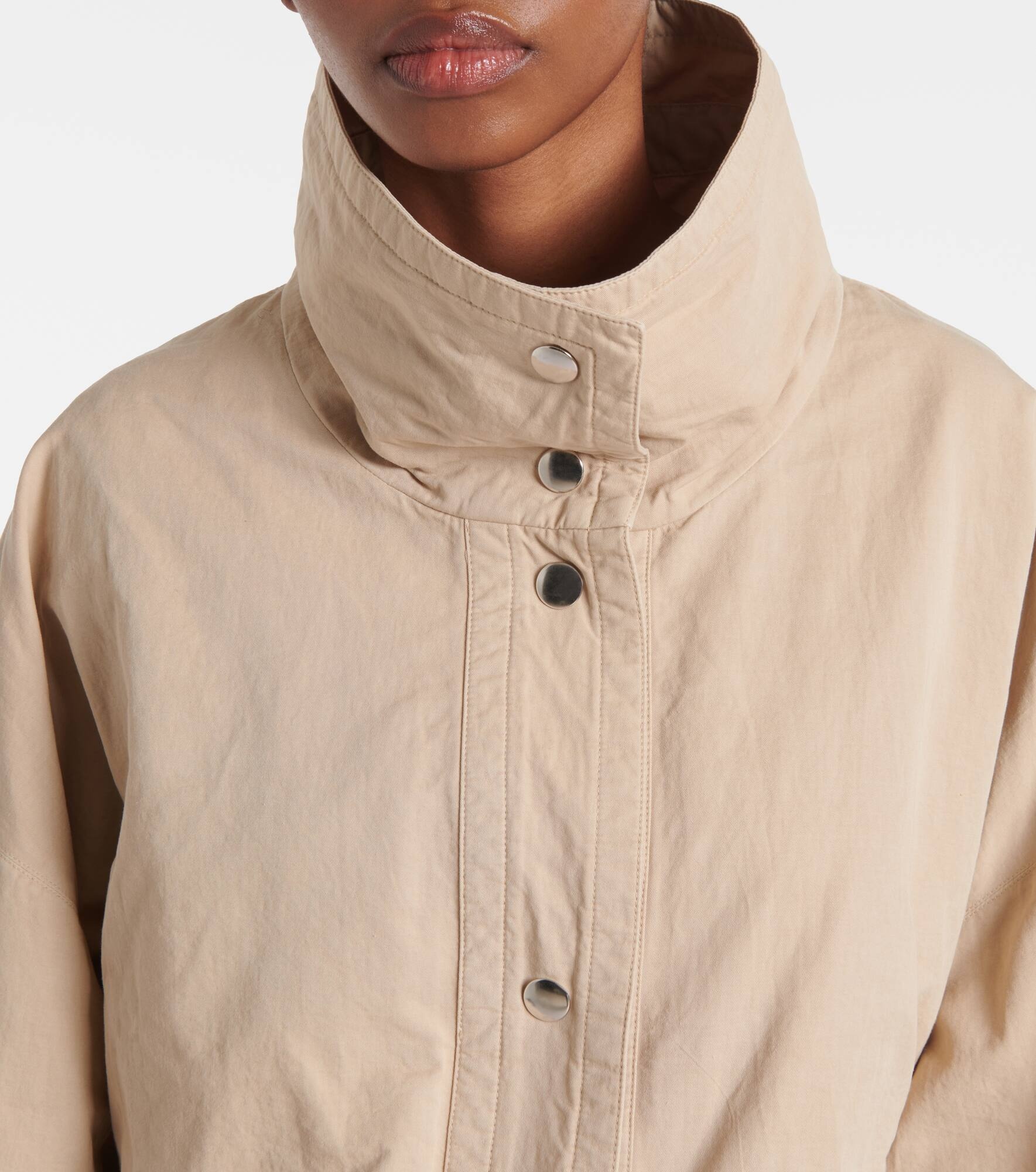 Herbie cotton and linen gabardine jacket - 4