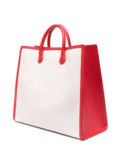 Moschino embossed-logo tote bag outlook