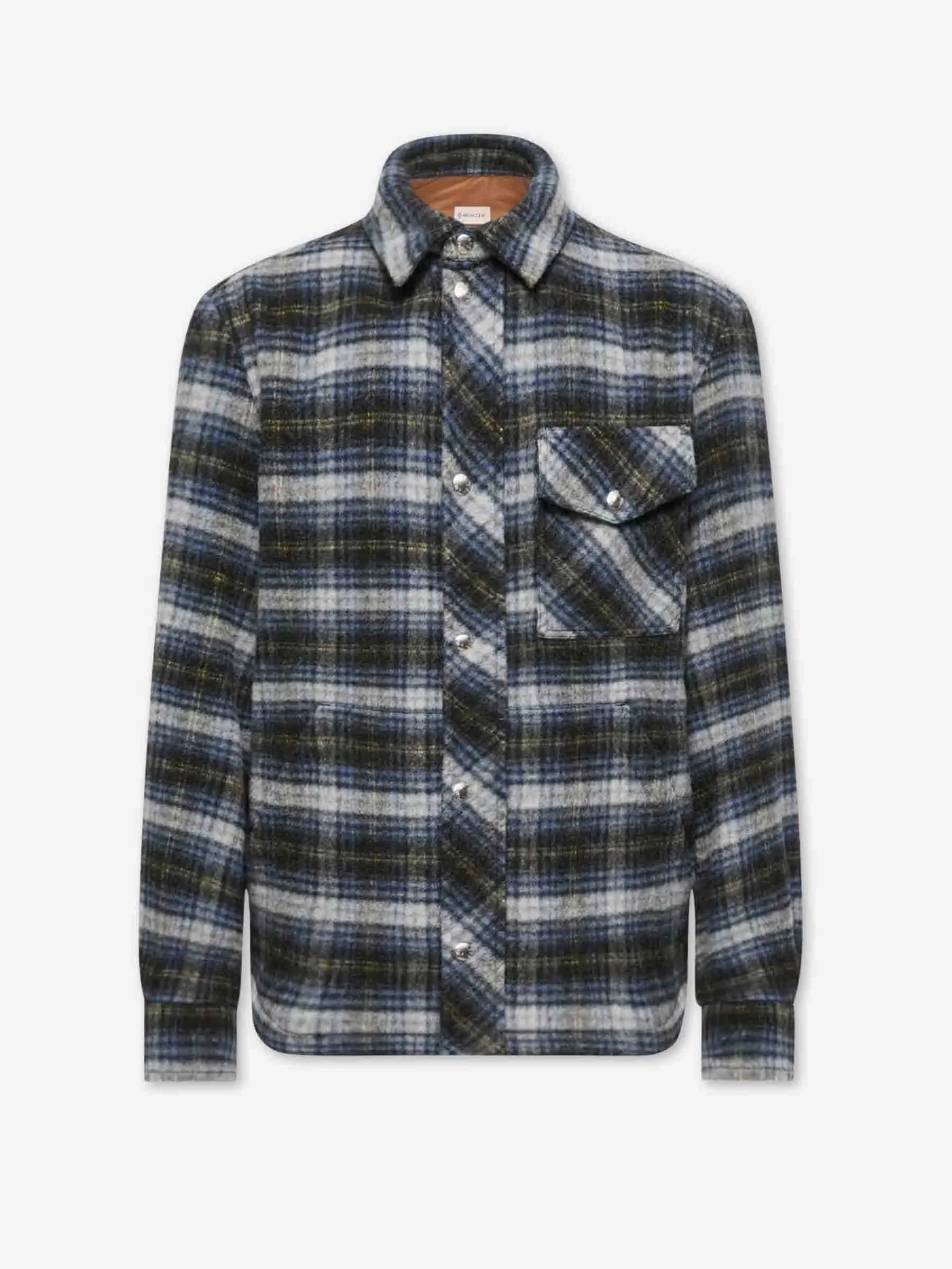 PLAID SHIRT JACKET - 1