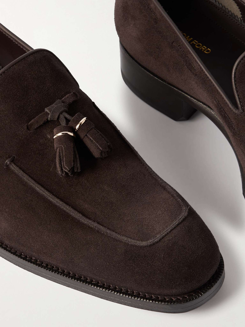 Edgar Tasselled Suede Loafers 5