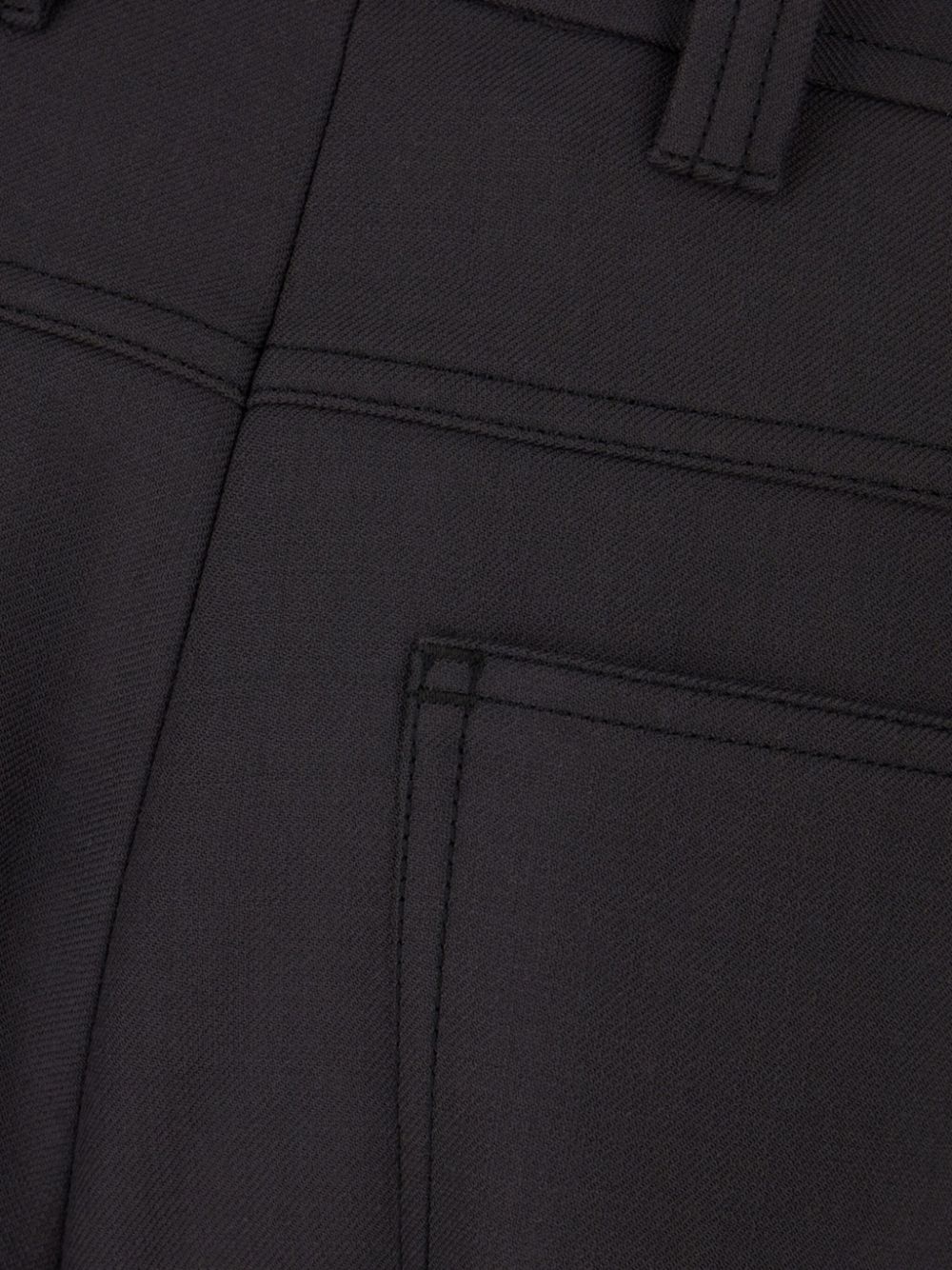 wool tapered trousers - 3