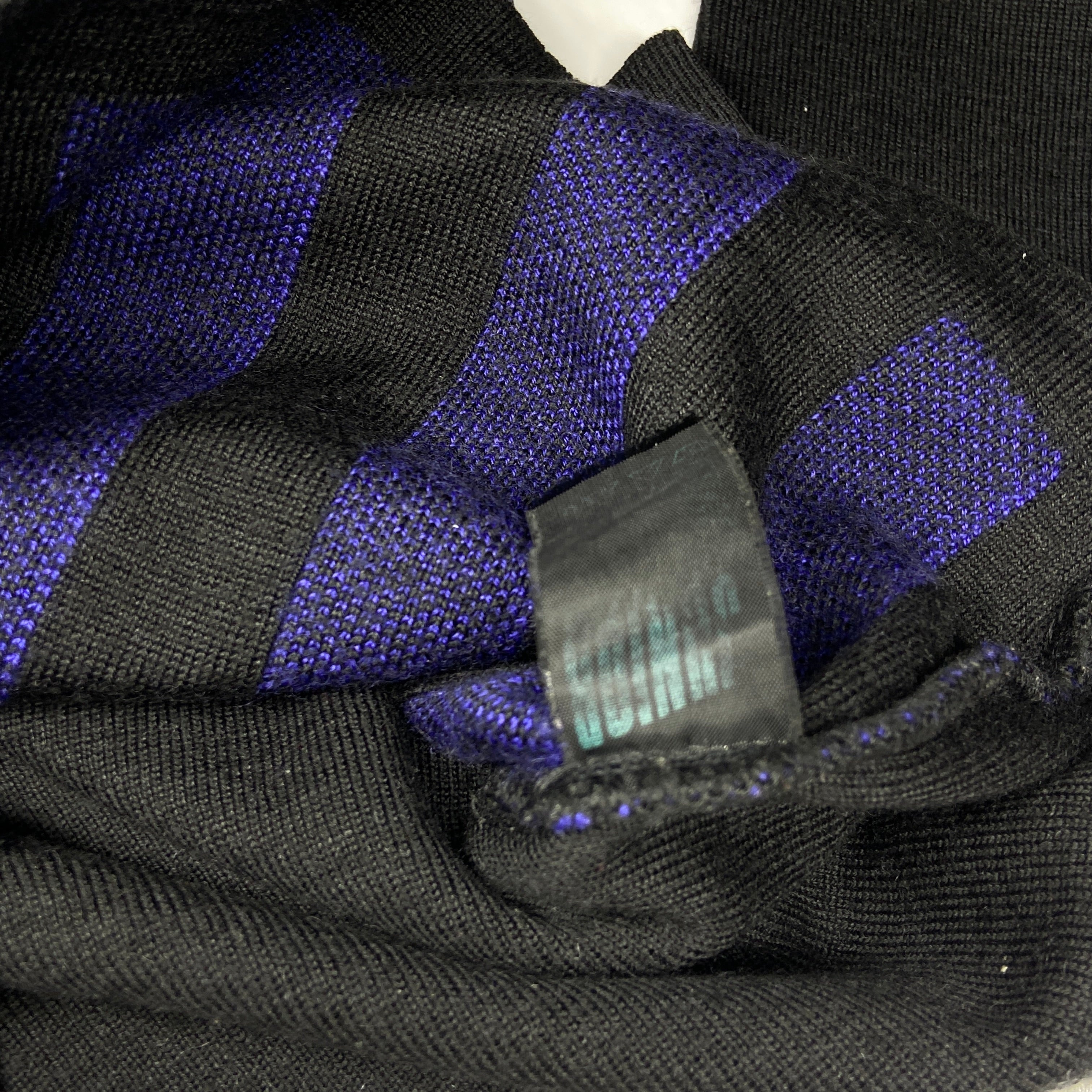 Jean paul gaultier fw92 junior gaultier 3d logo knit sweater - 10