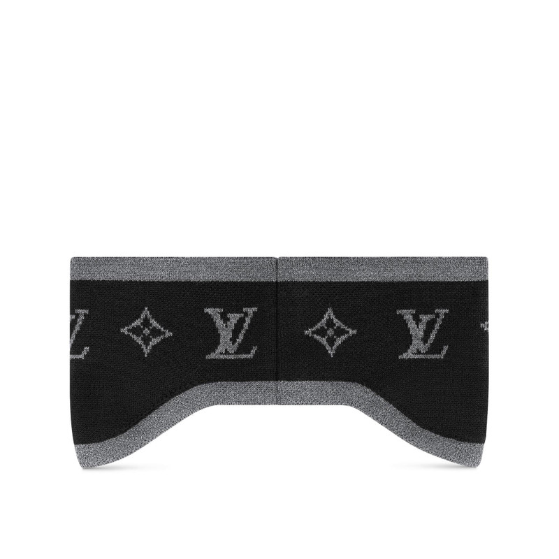 Louis Vuitton Monogram Line Ear Warmer | REVERSIBLE