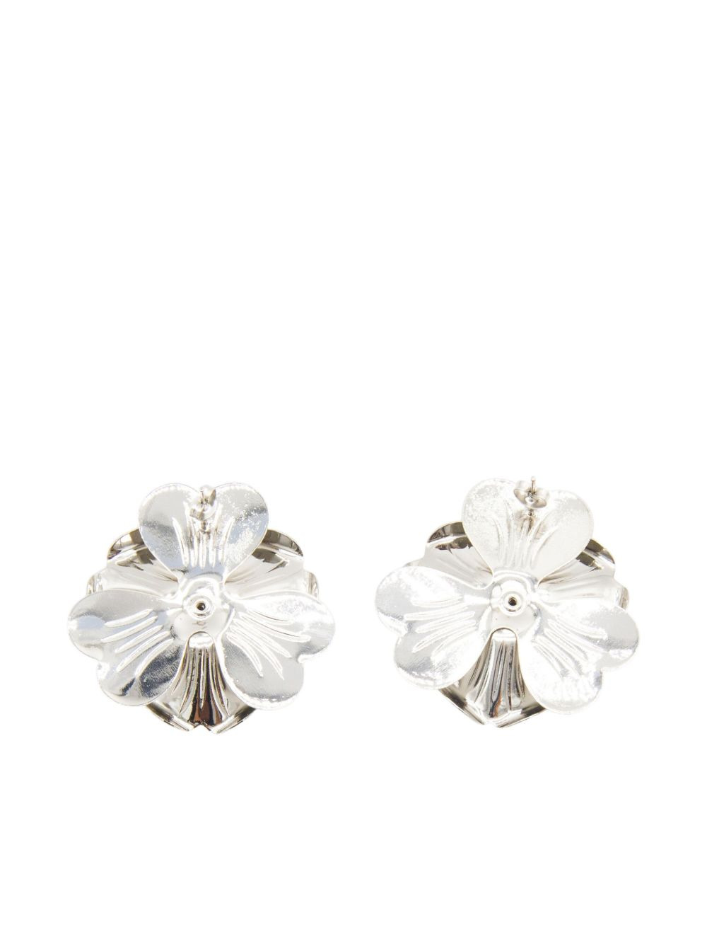 embellished-flower earrings - 4