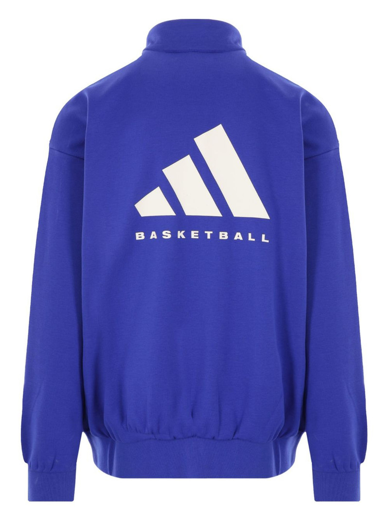 basketball-logo printed sweatshirt 3