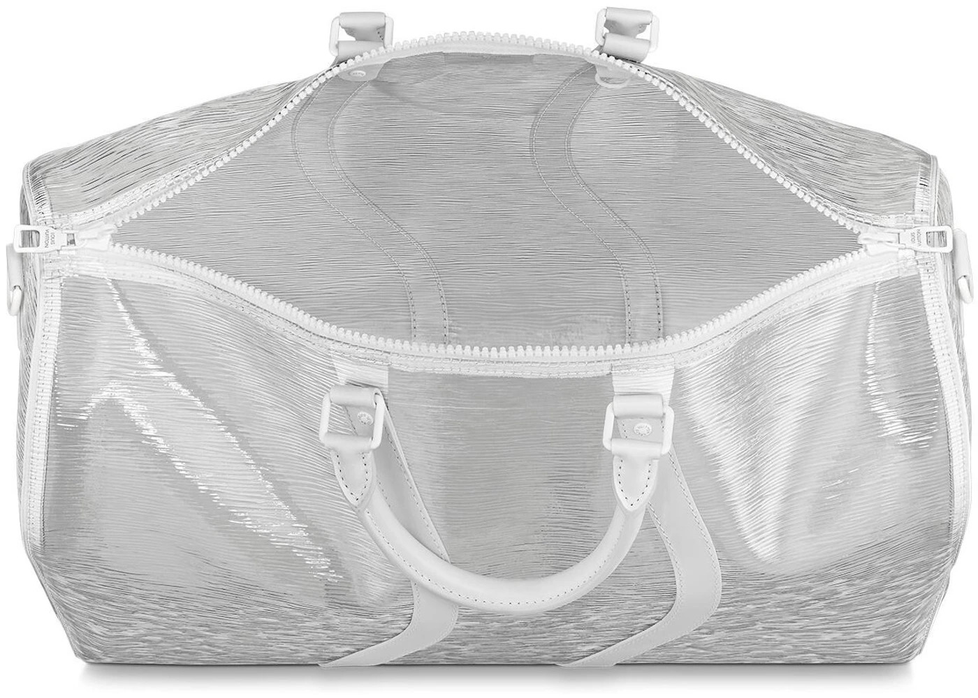 Louis Vuitton Keepall Bandouliere Wavy 50 Epi Plage White - 3