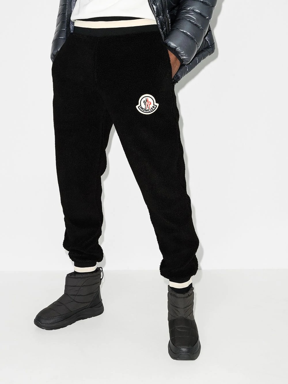 sherpa fleece jogging trousers - 2