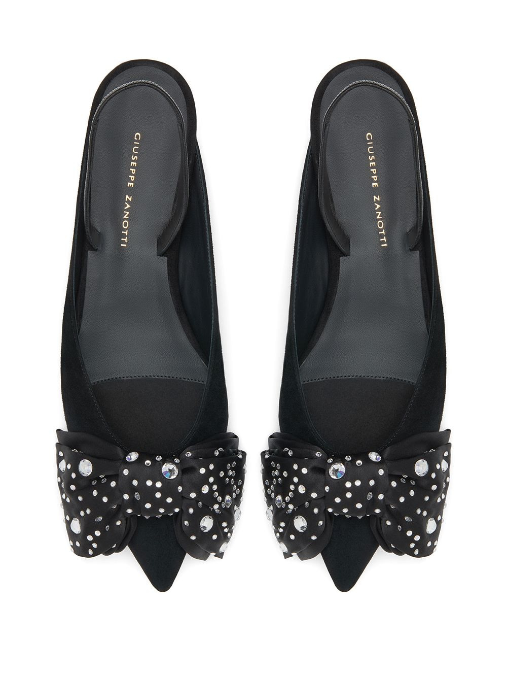 Johanna bow detail ballerina shoes - 4