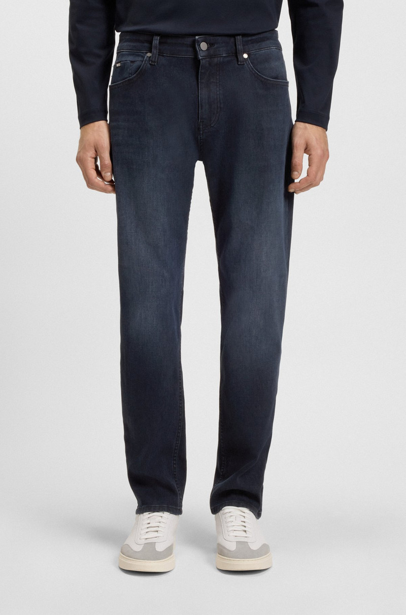 MAINE REGULAR-FIT JEANS IN BLUE KNITTED DENIM 2