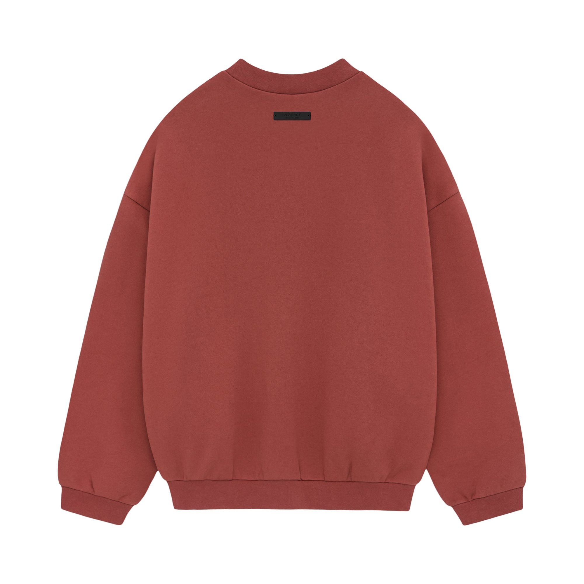 Fear of God Essentials Heavy Fleece Crewneck 'Crimson' - 2