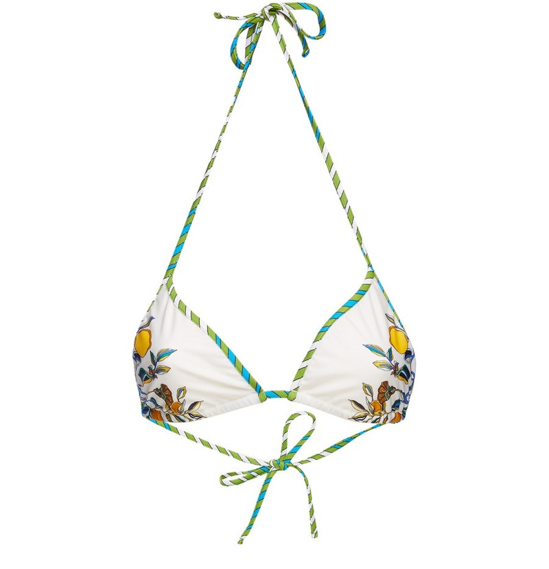 꽃 인쇄 halterneck 비키니 정상 1