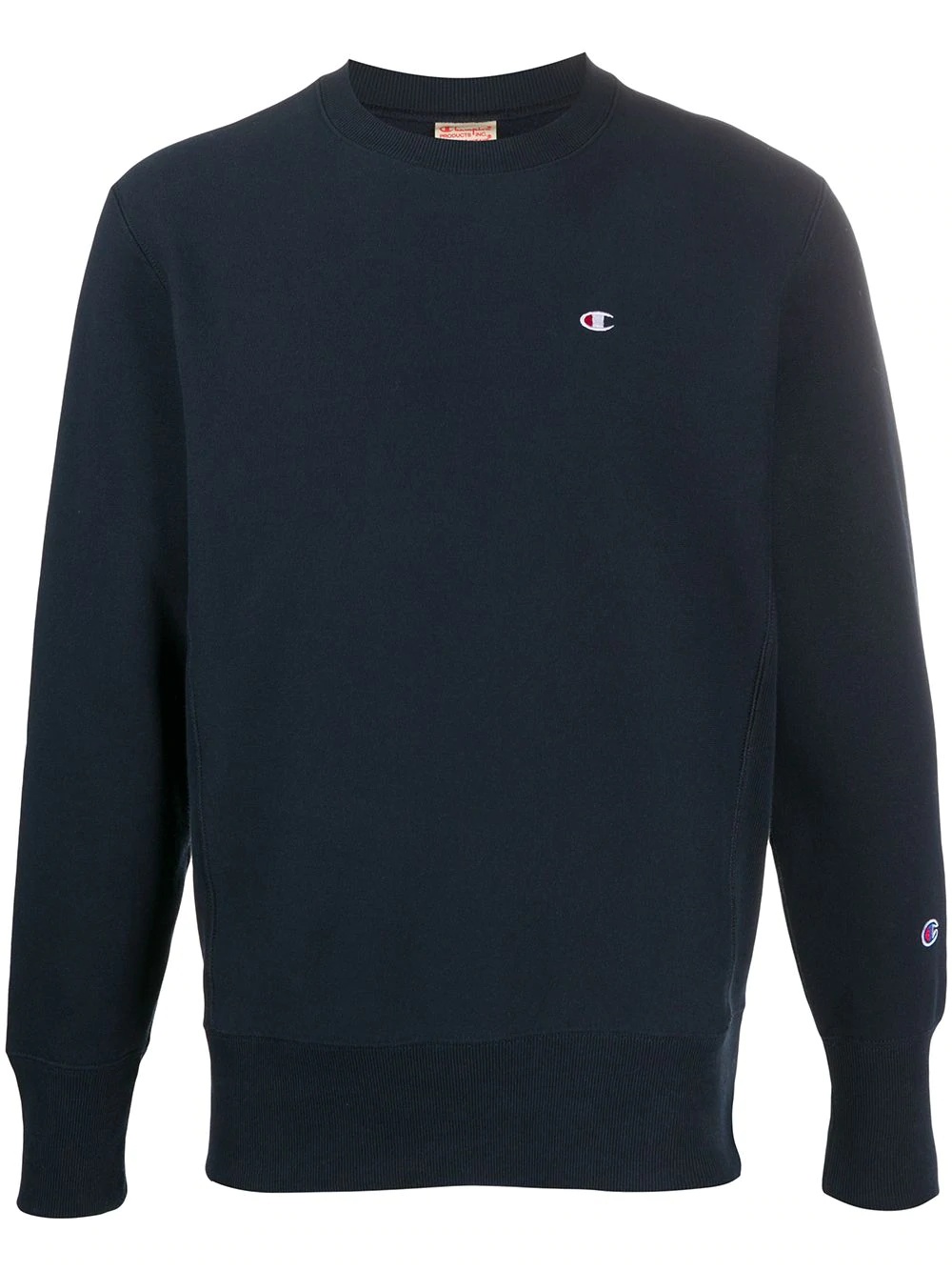 embroidered logo sweatshirt - 1