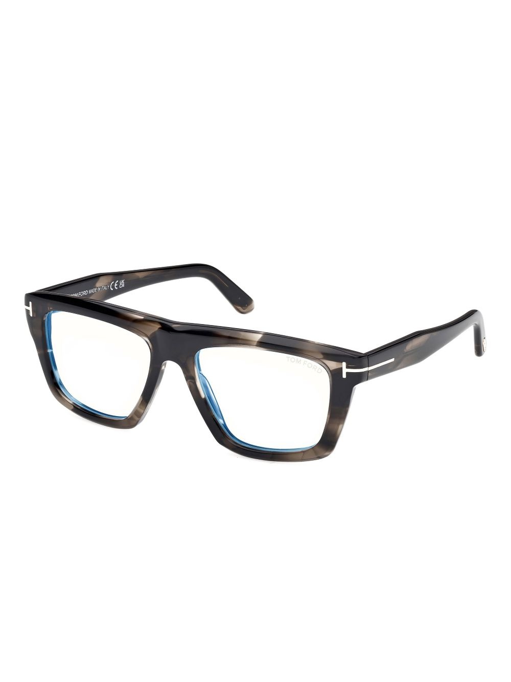 tortoiseshell square-frame glasses - 2