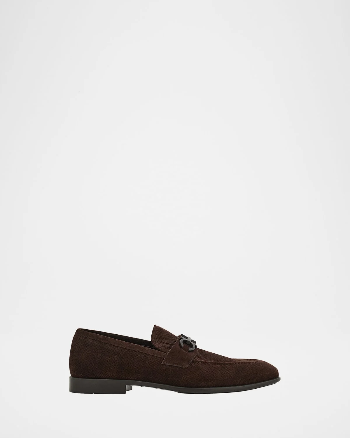 Men & apos;s Foster Textured Suede Gancini Bit Loafers - 1