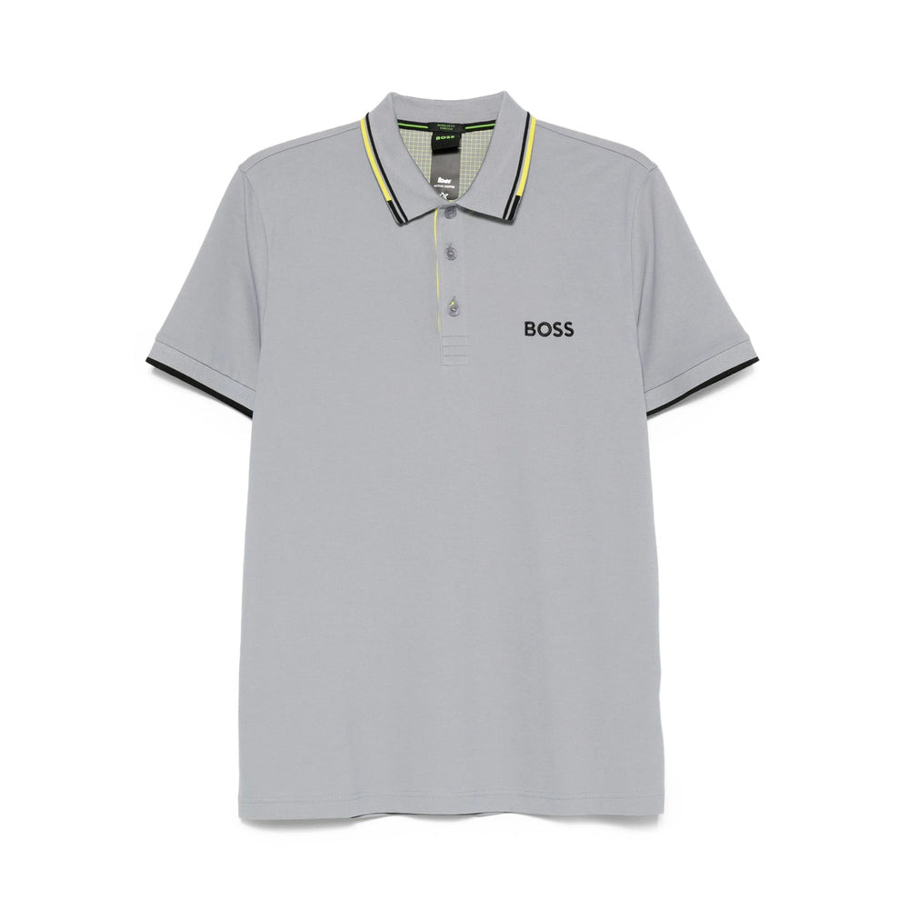 Boss Grey Polo Shirts Men - 1