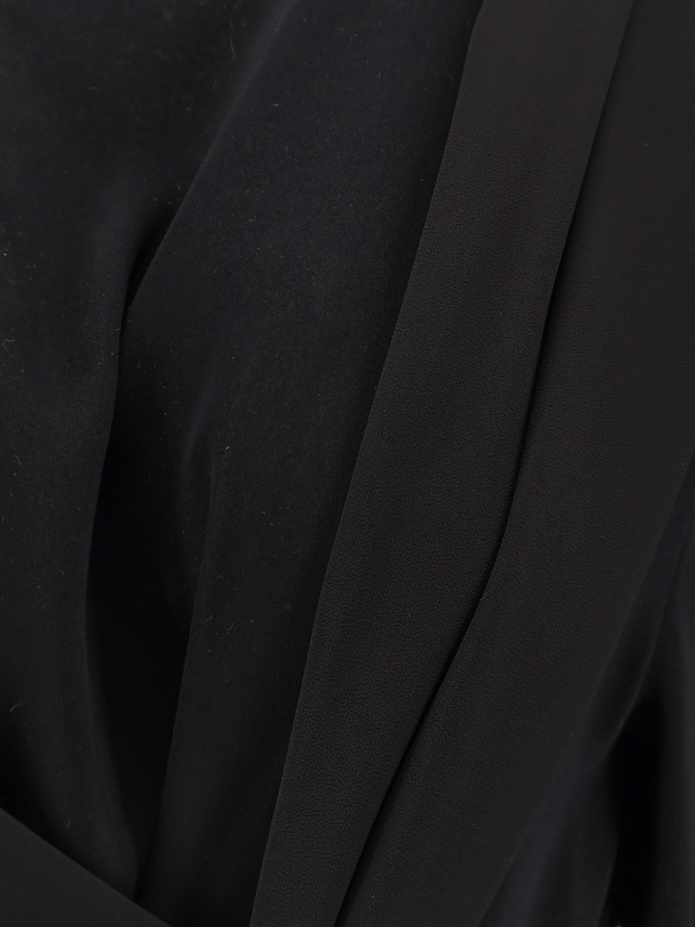 Mm6 Maison Margiela Long Jersey Dress With Satin Inserts - 3