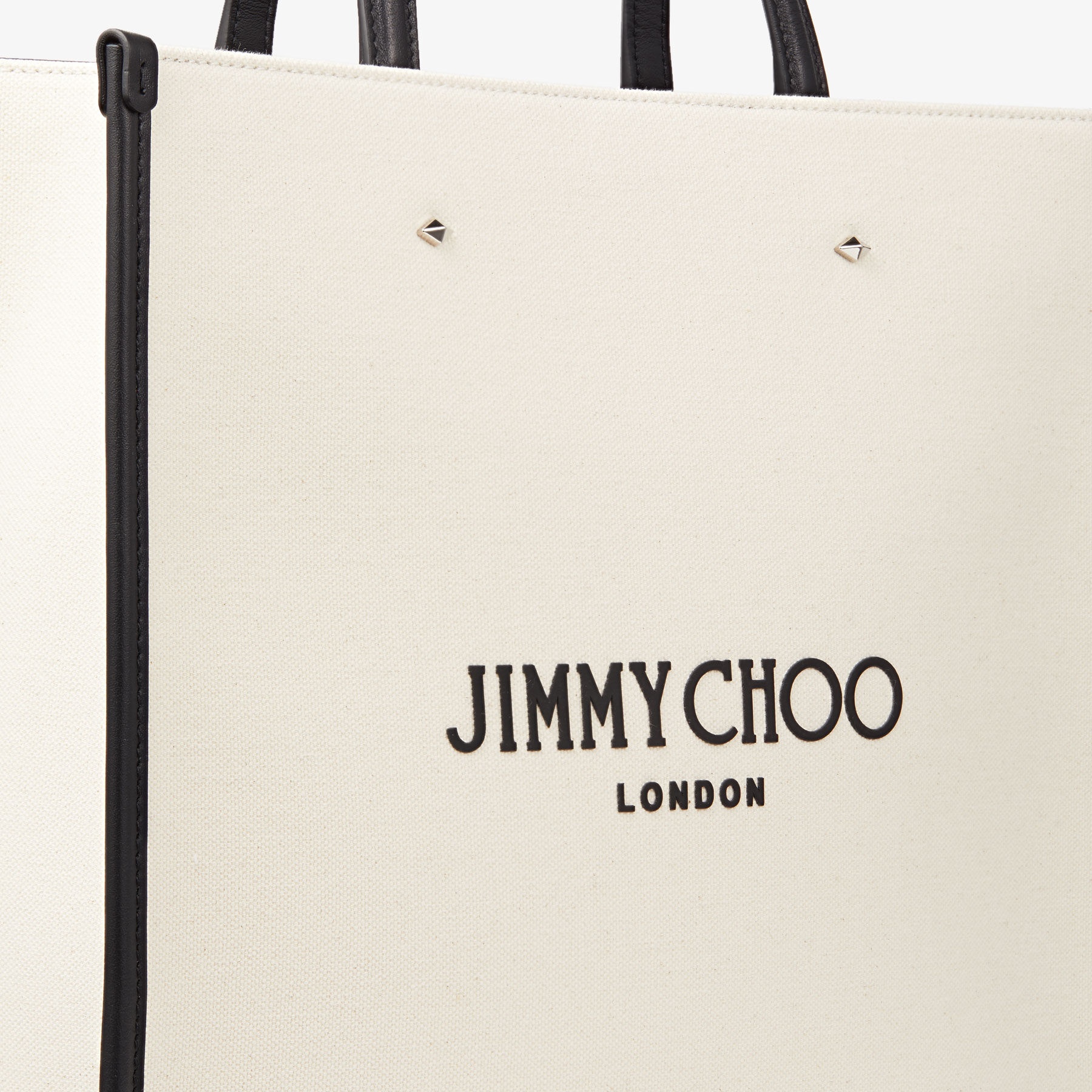 N/S TOTE M CANDY PINK トートバッグ トートバッグ JIMMY CHOO N/S TOTE MEDIUM IN CANVAS CANDY N/S