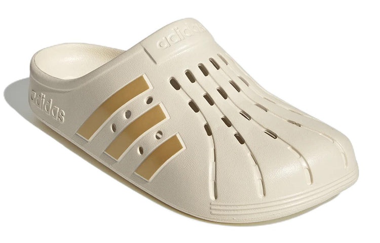 adidas Adilette Clog 'Wonder White Gold Metallic' GY1827 - 4