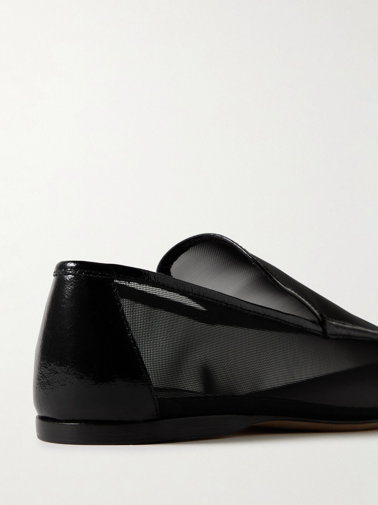 Alessio Leather-trimmed Mesh Loafers - 4