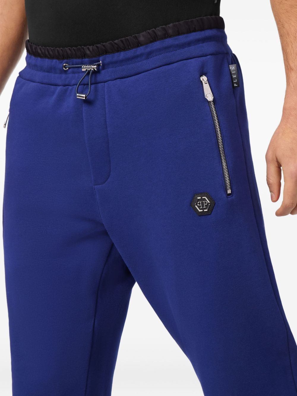 puffered track pants - 4