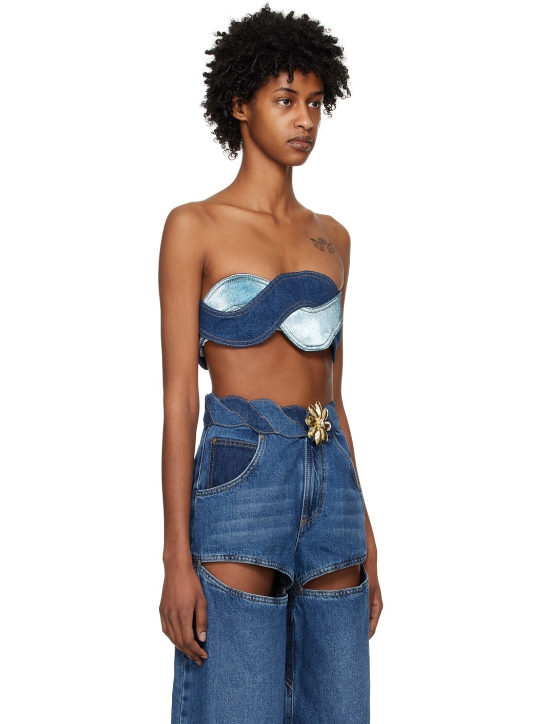 Blue Rope Denim Camisole - 2