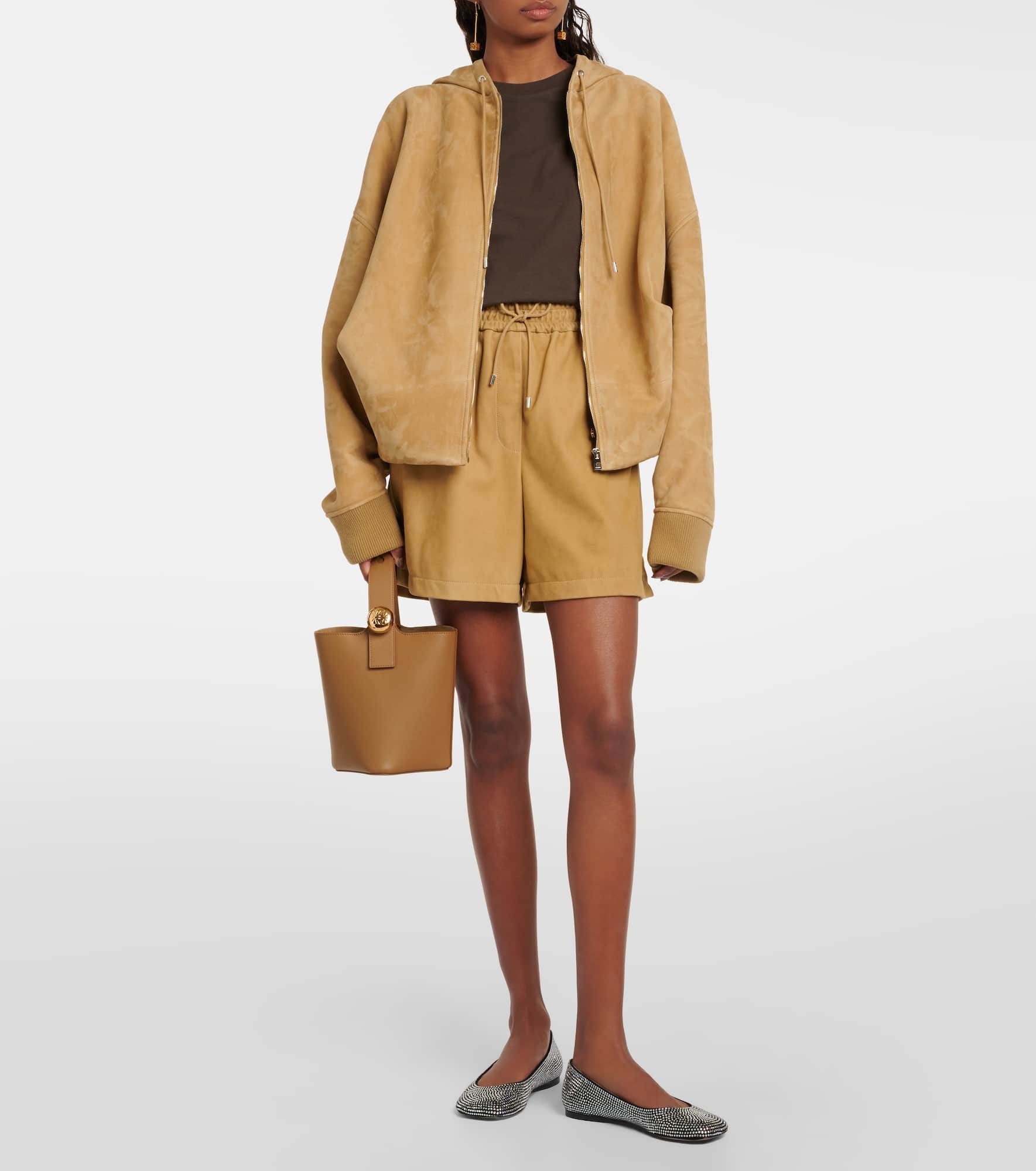 Pebble Mini leather bucket bag - 5
