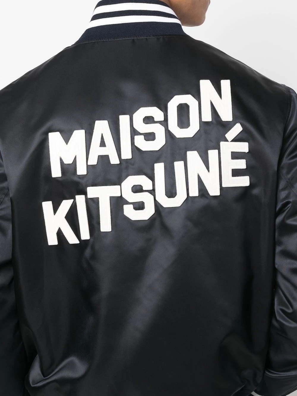 embroidered-logo bomber jacket - 5