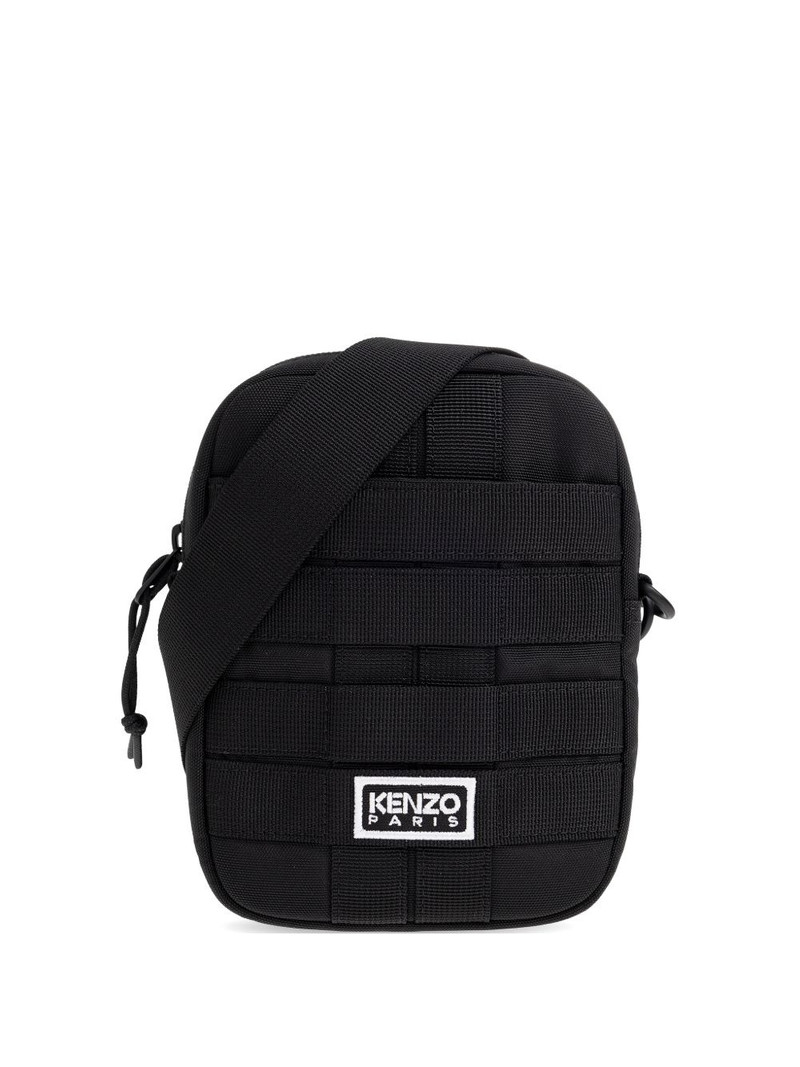 Explorer logo-detail messenger bag 1