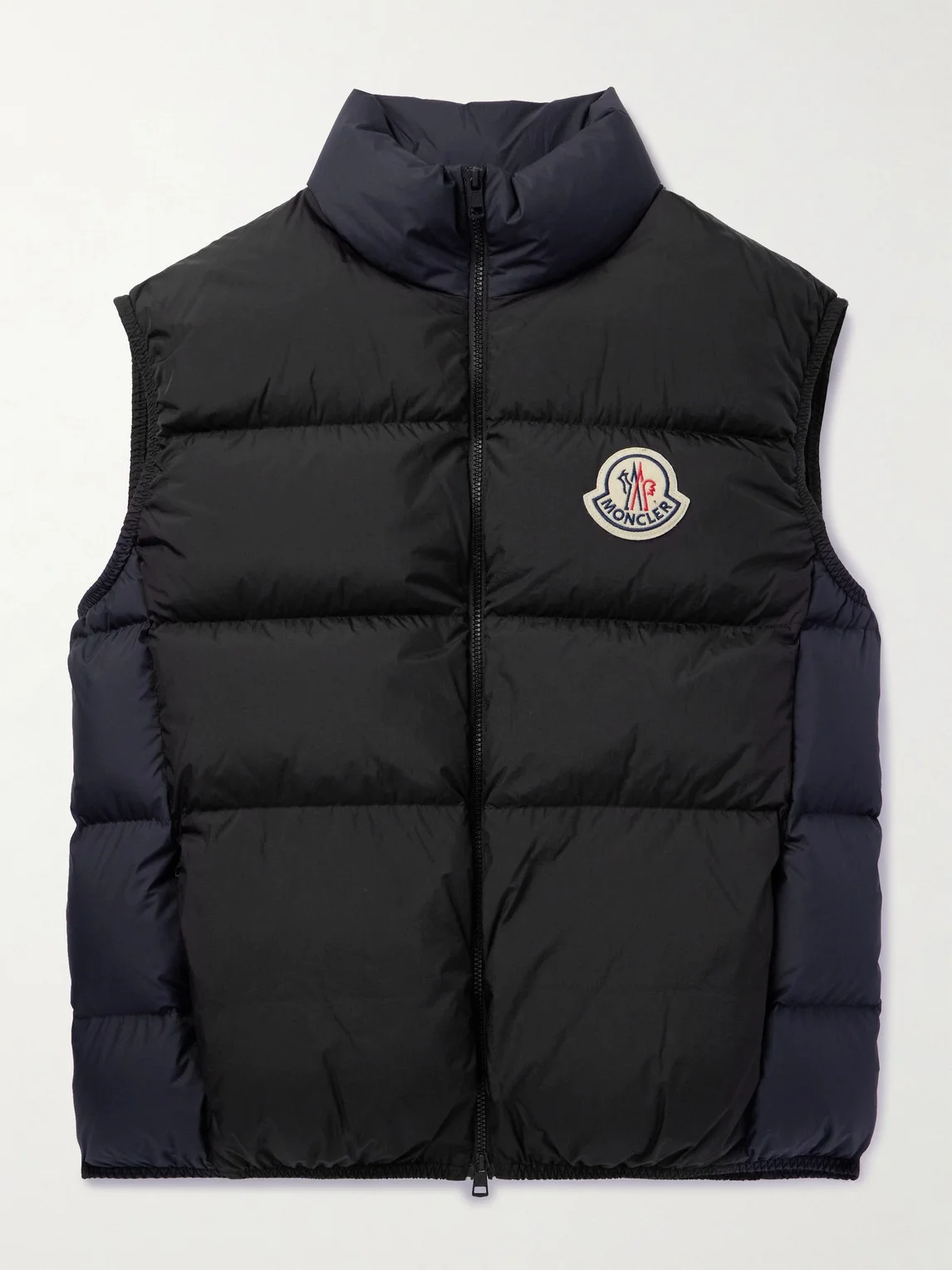 Almaz Logo-Appliquéd Two-Tone Quilted Shell Down Gilet - 1