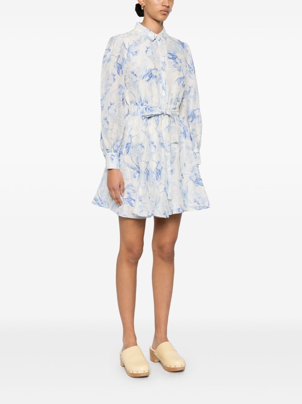floral mini dress - 3