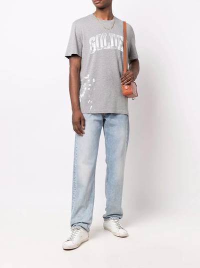 Golden Goose paint-splatter logo T-shirt outlook