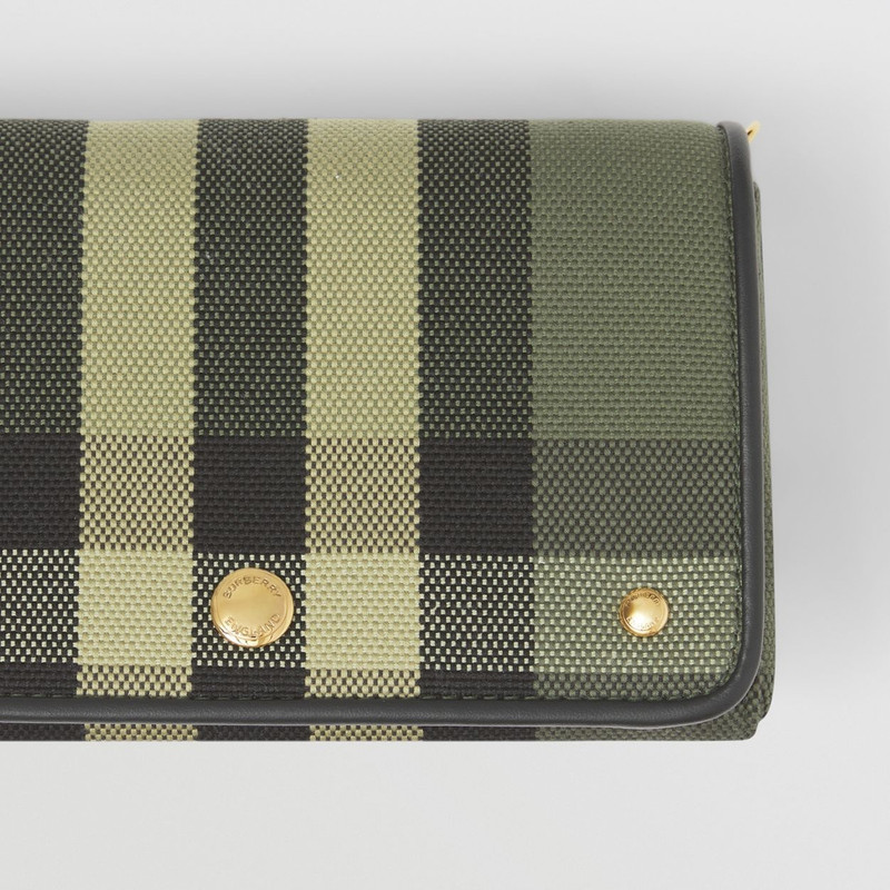 Burberry Small Check Canvas Crossbody Bag outlook