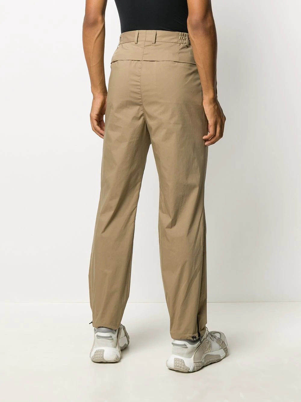 drawstring hems trousers - 4