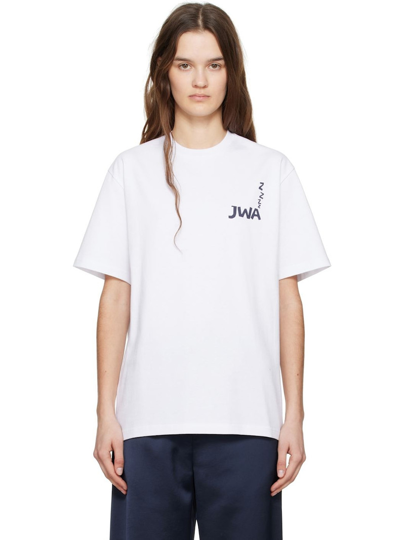 White JWA Back Print T-shirt 1