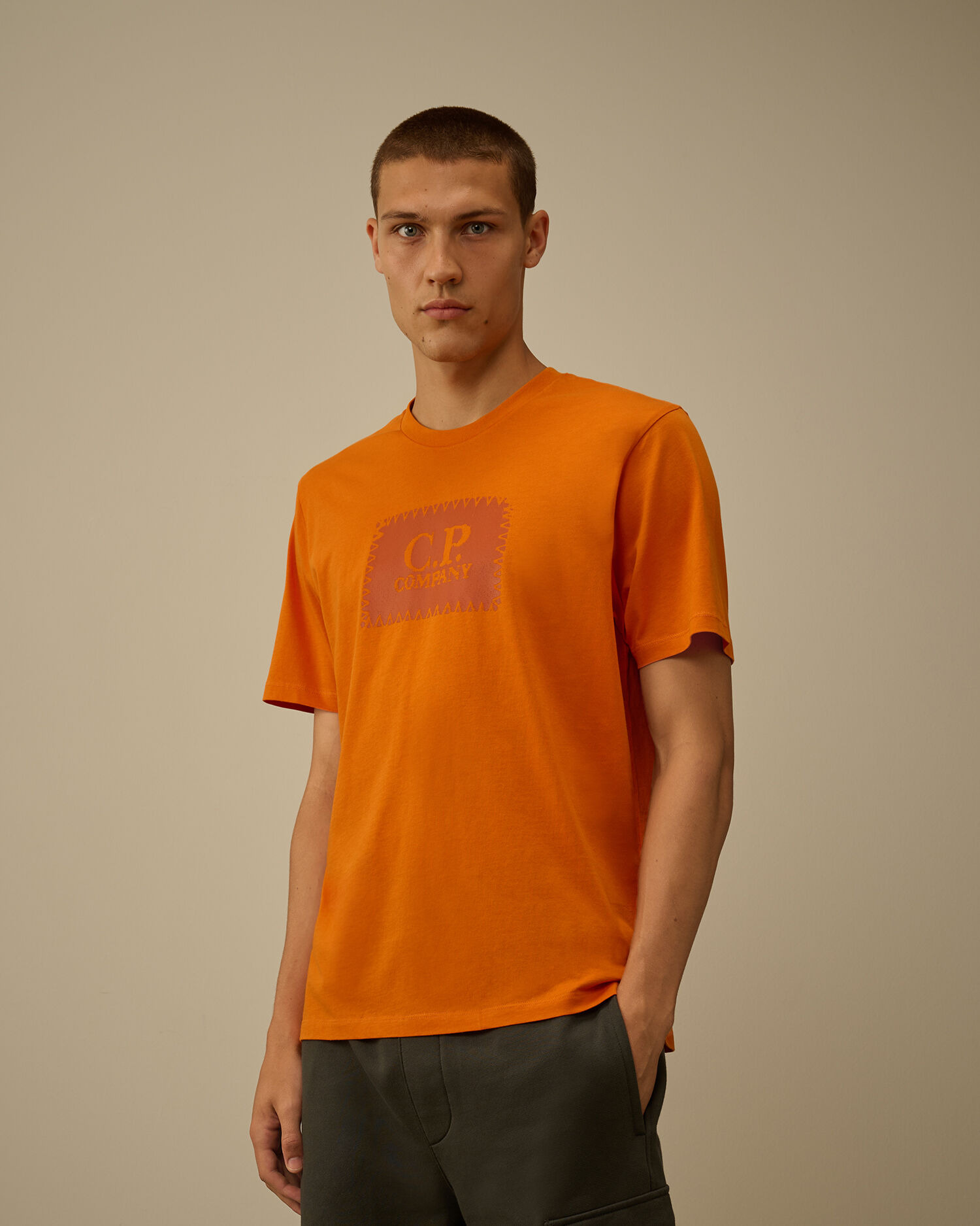 30/1 Jersey Short Sleeve Logo Label T-Shirt - 3