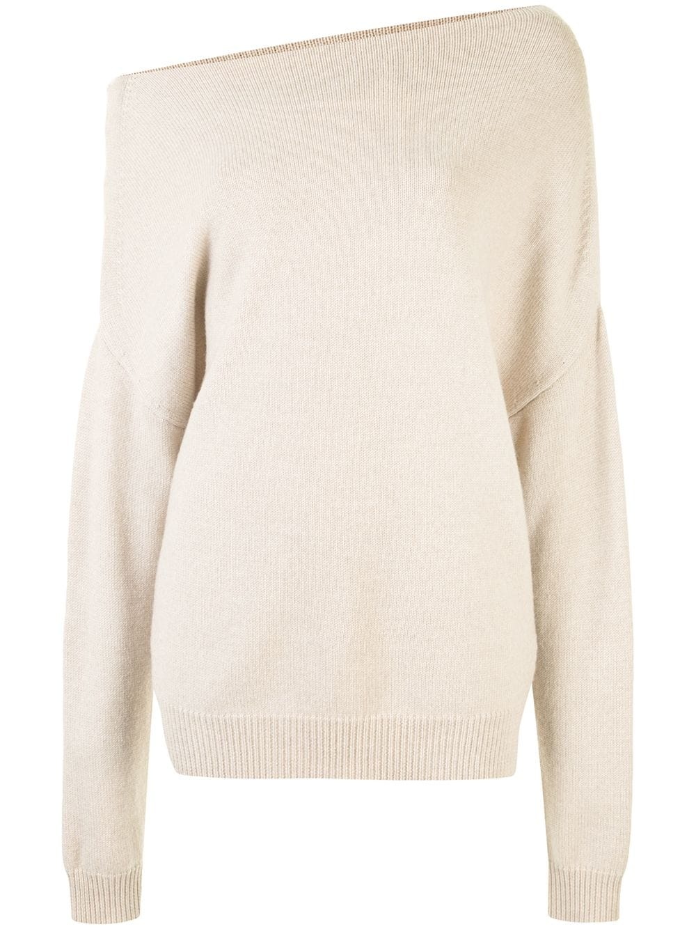 off-shoulder oversize jumper - 1