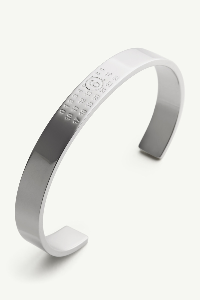 MM6 Maison Margiela Numeric Minimal Signature Cuff Bracelet outlook