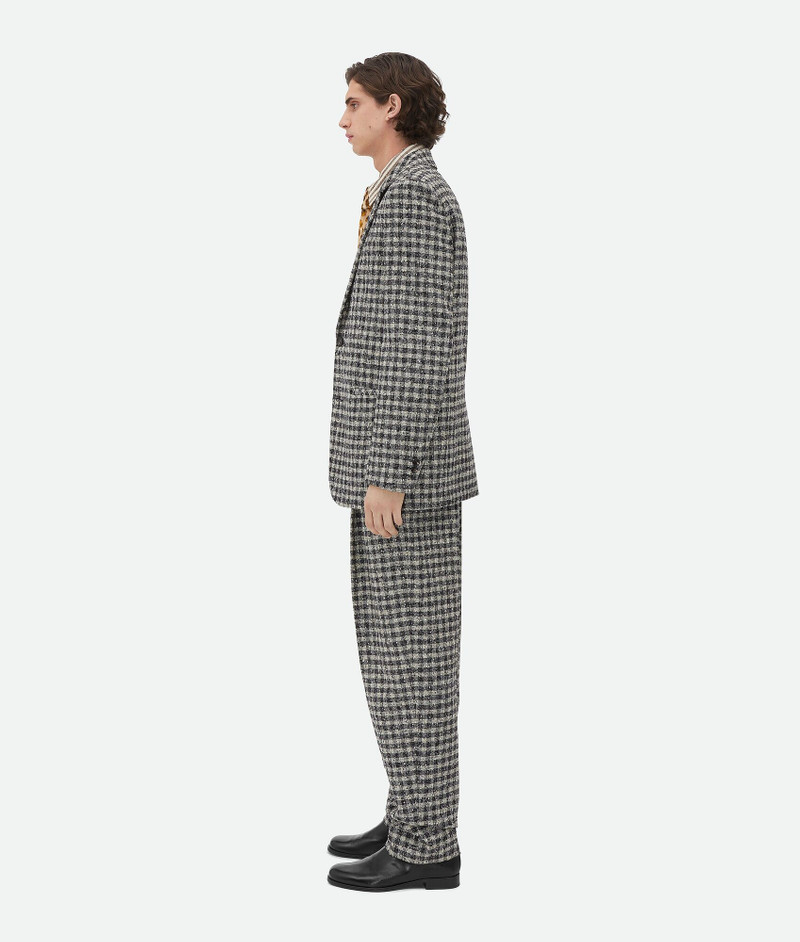 Bottega Veneta Boucle Gingham Wool Jacket outlook