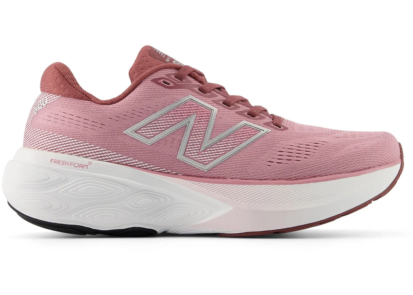 New Balance Fresh Foam 880v15 Washed Burgundy Pink Taffy Silver Metallic (Women's) - 1