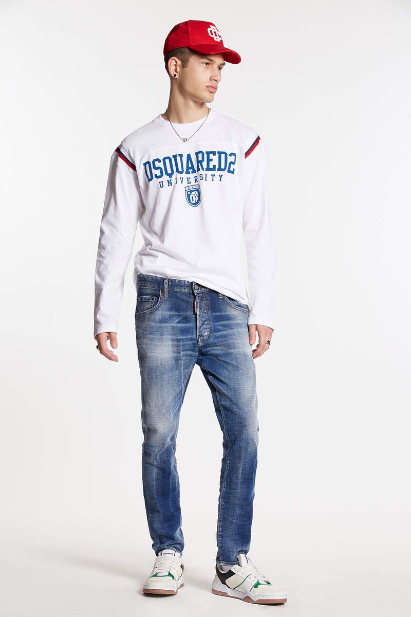 MEDIUM CLEAN WASH SKATER JEANS - 1