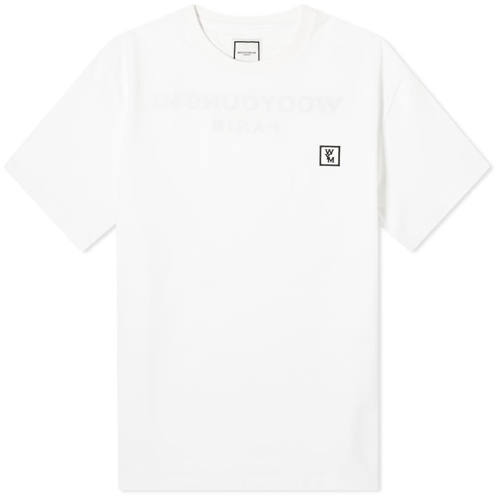 Wooyoungmi 'W' Reverse Logo Tee - 1