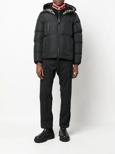 Moncler Montcla logo-hood puffer jacket outlook