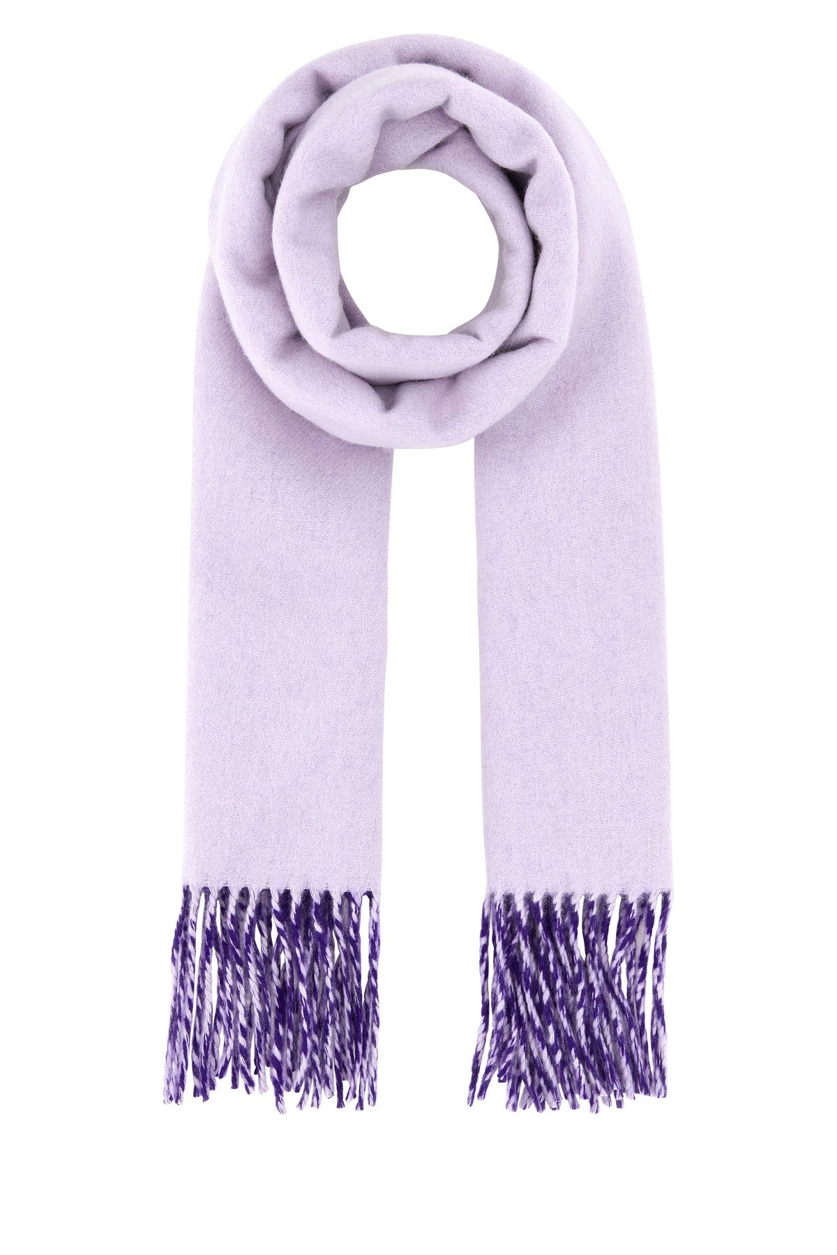 Lilac cashmere scarf - 1