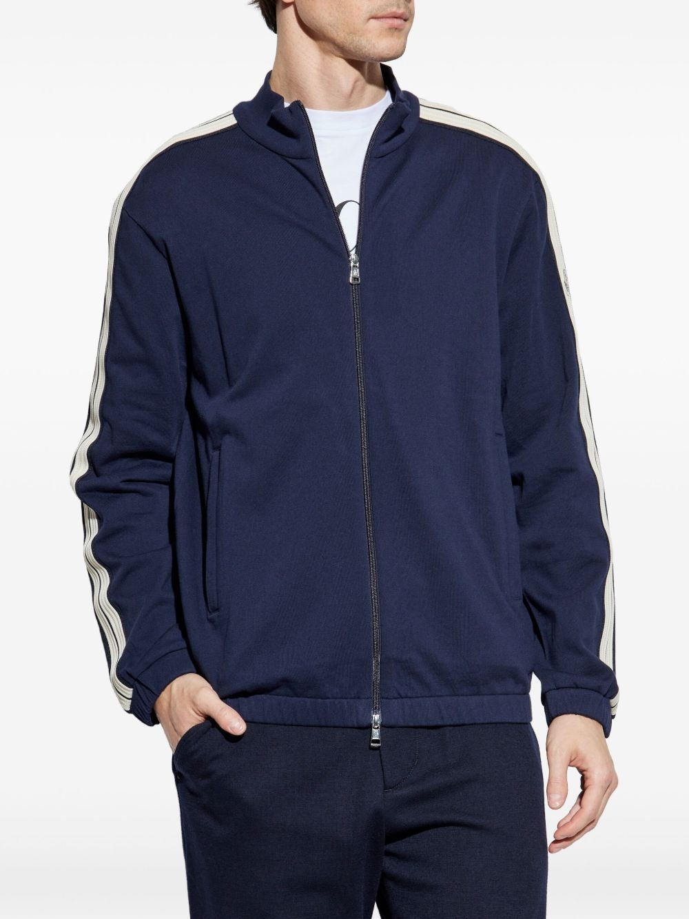 side-stripe track jacket - 3