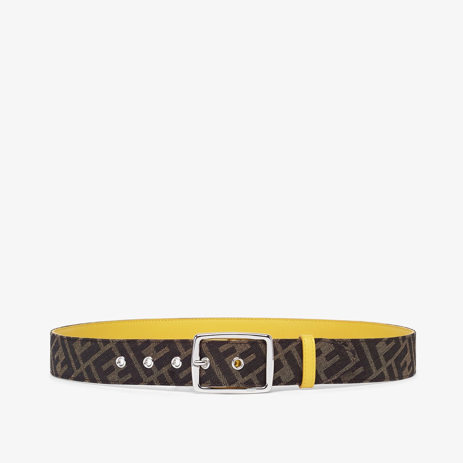 Brown fabric belt - 1